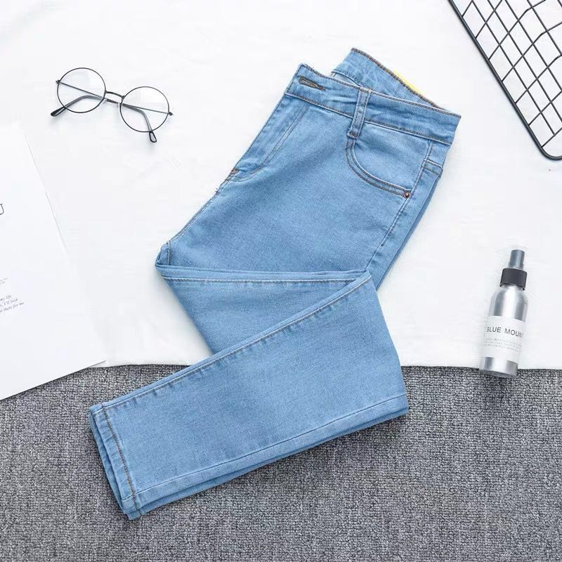 Women Classic Pencil Pants High Waist Jeans Denim Trousers Winter Leggings Push Up Sexy Plus Size Fashion Dress Elegante Clothes