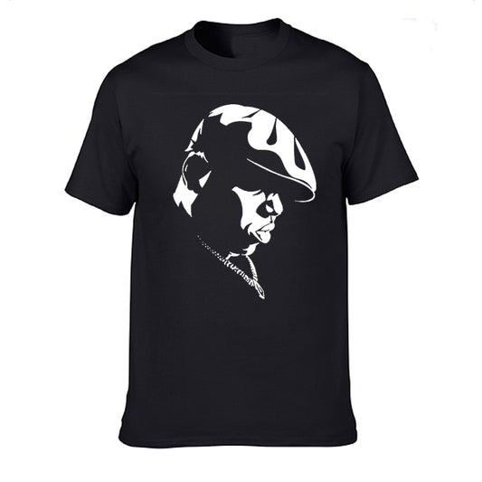 Fun Notorious Big Shirt Mens Short Sleeve Biggie Smalls Tshirt Hiphop Rock Biggie Smalls T Shirt Male Notorious B.I.G. Tee Tops