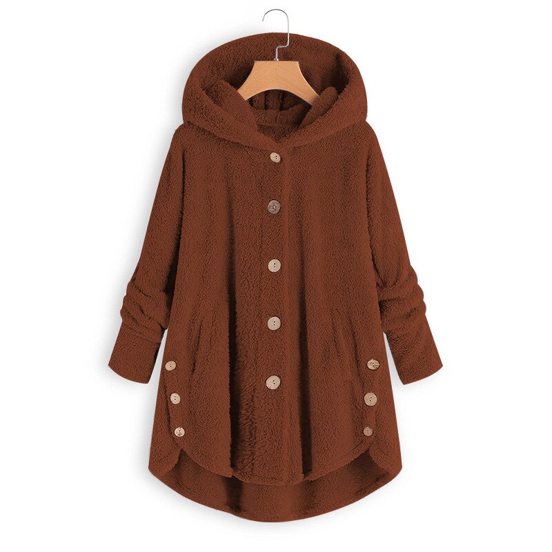 2023 Autumn and Winter Dress Women's Medium Length Lamb Plush Double sided Fleece Coat Women