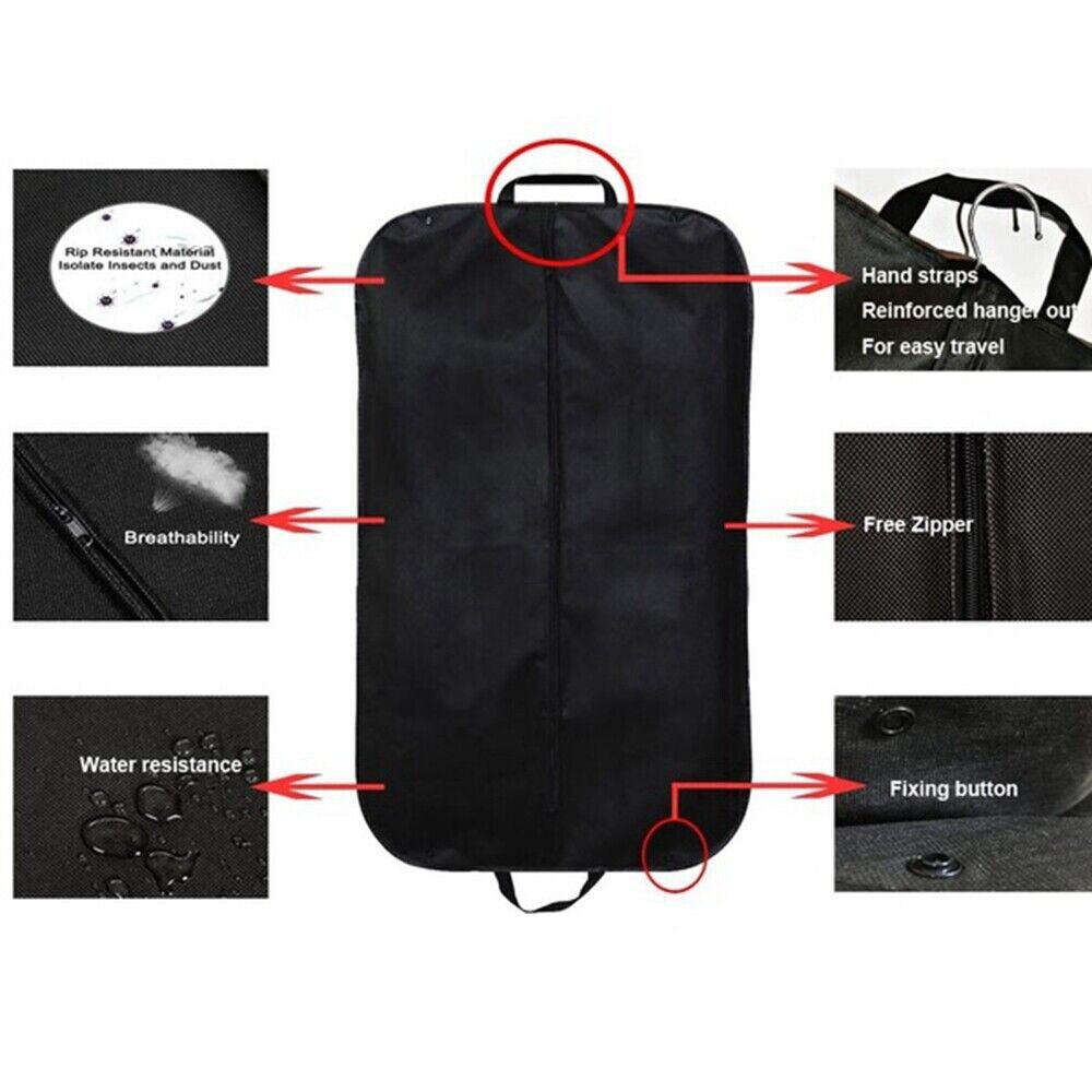 Hook Clothing Dust Covers Dustproof Clothes Wedding Cover Coat Suit Skirt Dress Protector Hanging Garment Bags Closet Organizer