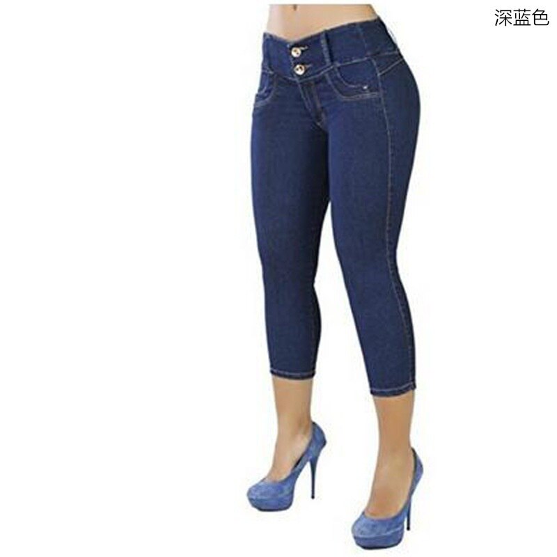 Calf-Length Pants Casual Dress Skinny Jeans Women Vintage Women's Clothes Women's Summer Breeches Street Wear Zipper Button Yk2