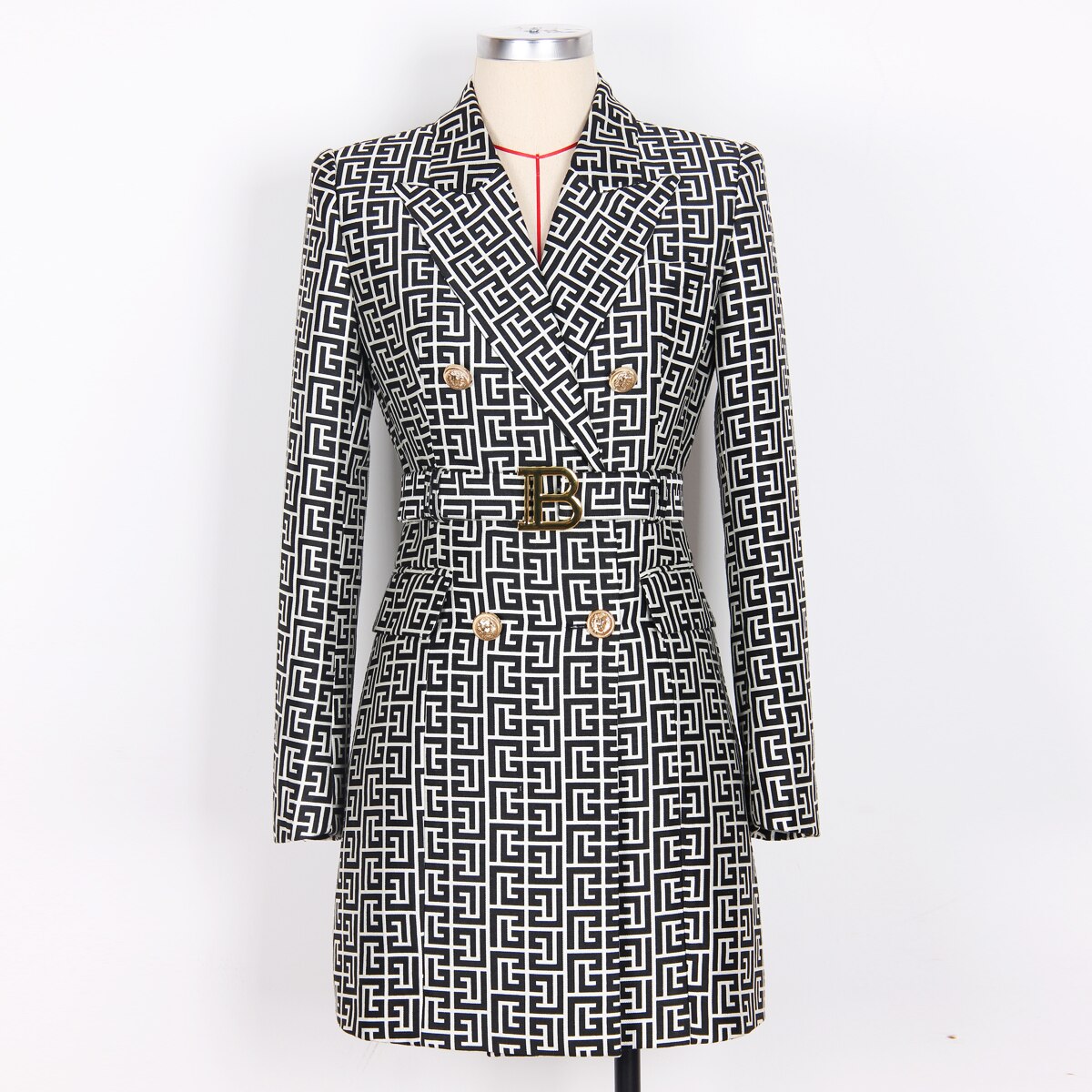 2022 New Autumn And Winter Collar High-end European And N Temperament Commuter Quality Suit Dress High-end Suit Skirt S-XXXL