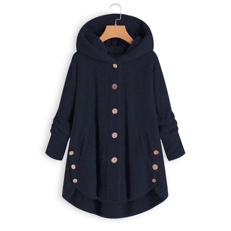 2023 Autumn and Winter Dress Women's Medium Length Lamb Plush Double sided Fleece Coat Women