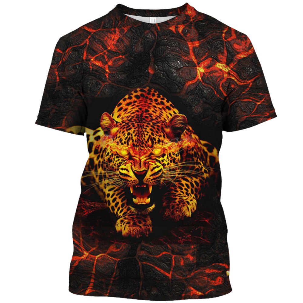 New 3D Men's T-Shirt Dragon Print 2023 Summer Crew Neck Short Sleeve Tee Shirt Oversized Loose Men's Clothing Casual Sweatshirt