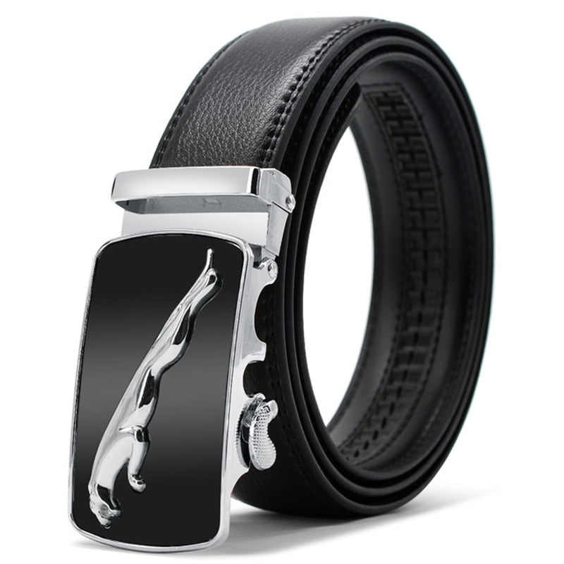 Famous Brand Belt Men Top Quality Genuine Luxury Leather Belts for Men,Strap Male Metal Automatic Buckle