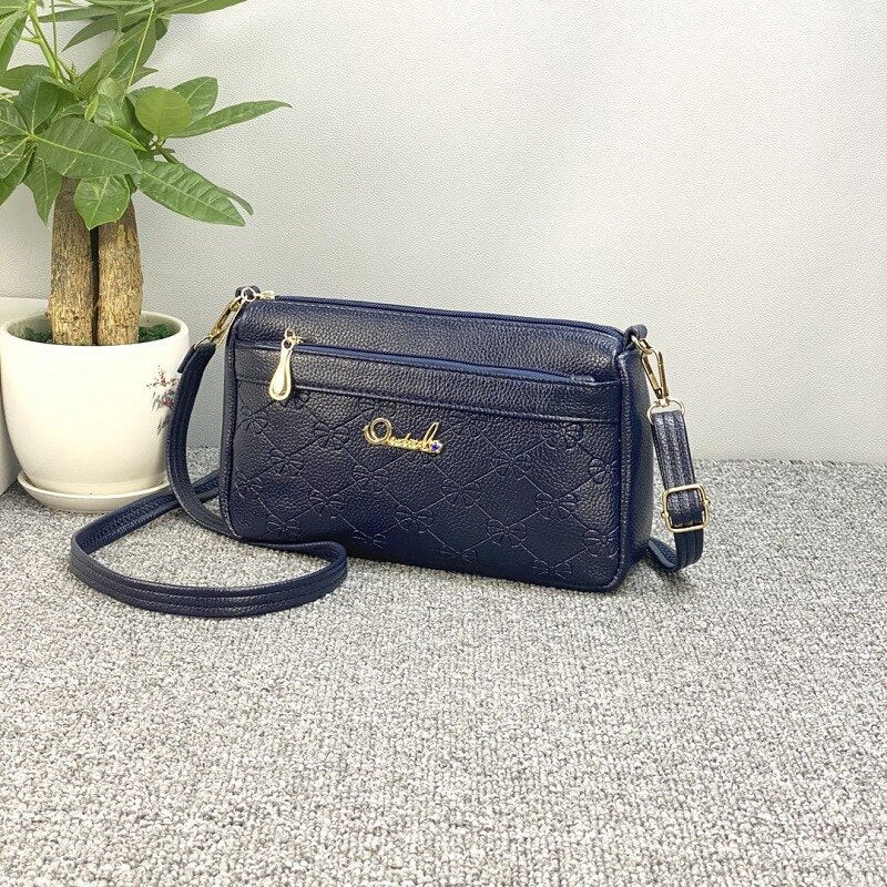 2022 New Korean Style Messenger Bag Middle-Aged Leisure Bag Ladies Phone Bag Hot Sale Bag One Shoulder Bag