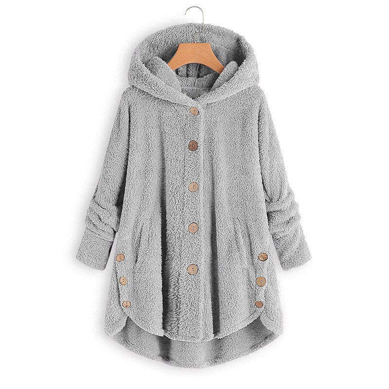 2023 Autumn and Winter Dress Women's Medium Length Lamb Plush Double sided Fleece Coat Women