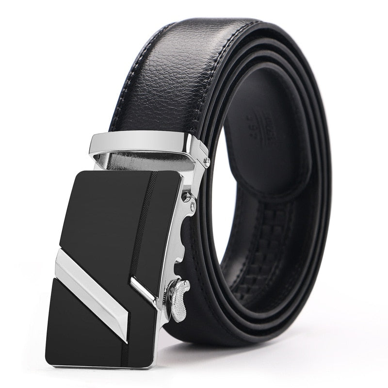 Famous Brand Belt Men Top Quality Genuine Luxury Leather Belts for Men,Strap Male Metal Automatic Buckle