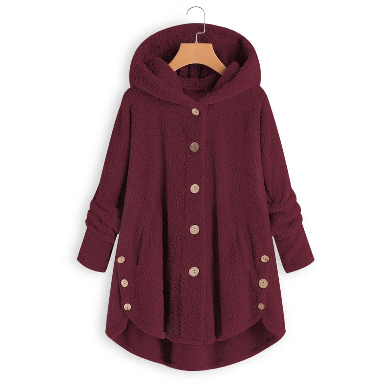 2023 Autumn and Winter Dress Women's Medium Length Lamb Plush Double sided Fleece Coat Women