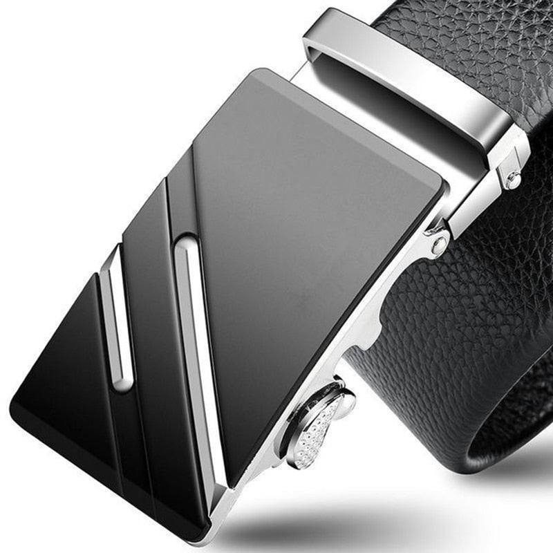 Famous Brand Belt Men Top Quality Genuine Luxury Leather Belts for Men,Strap Male Metal Automatic Buckle