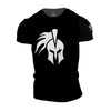 T Shirt For Men Spartan Bodybuilding Tracksuits Leisure O-neck Outdoor Sports Short Sleeve Summer Quick Dry Material Loose Tees