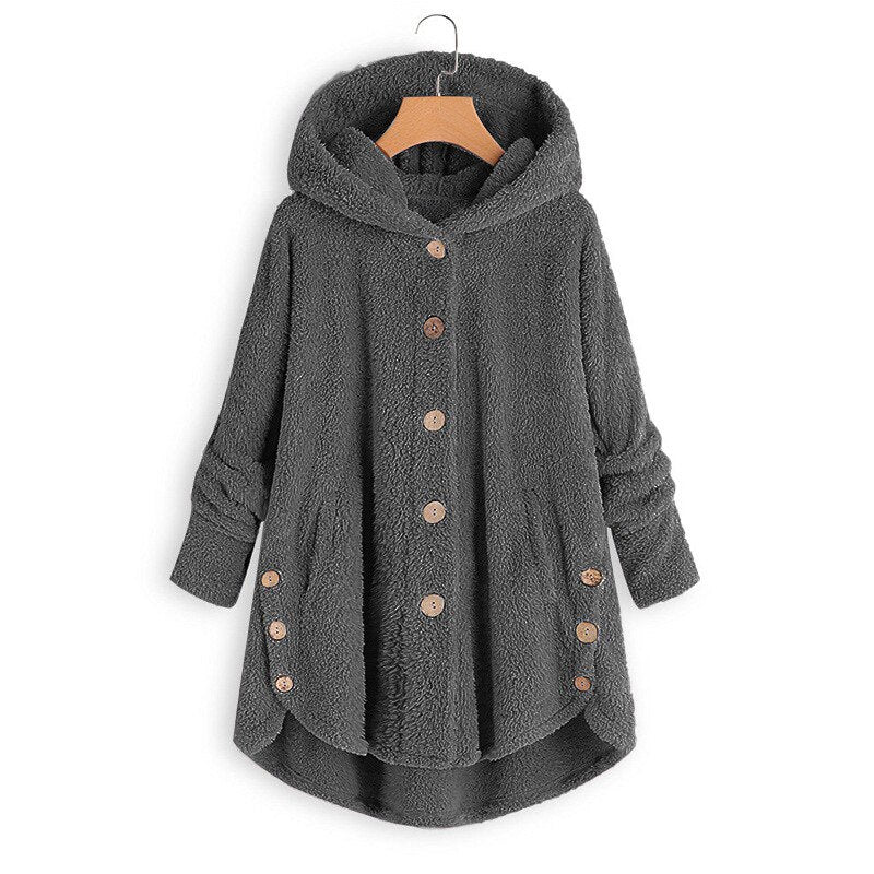 2023 Autumn and Winter Dress Women's Medium Length Lamb Plush Double sided Fleece Coat Women