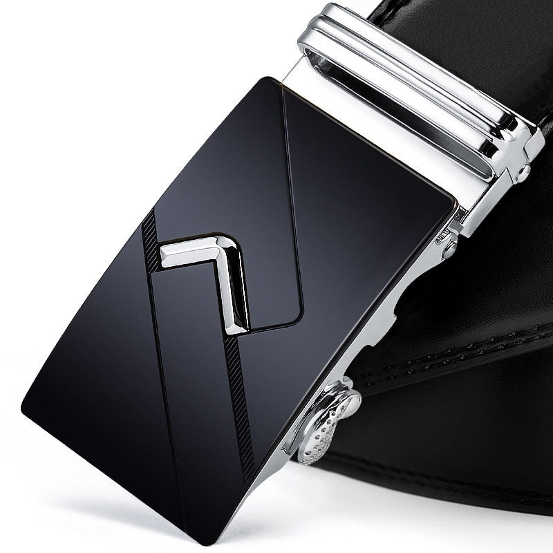 Famous Brand Belt Men Top Quality Genuine Luxury Leather Belts for Men,Strap Male Metal Automatic Buckle